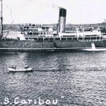 Le S.S. « Caribou » et un doris
