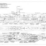 Plans du U-boot allemand de type VIIC provenant du chantier naval