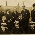 Officiers à bord du S.S. « Caribou »