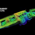 Image sonar d’une épave de navire