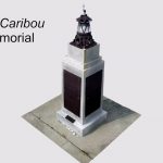 Modèle 3D du monument commémoratif du S.S. « Caribou »