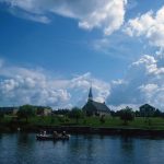 Vue sur le village de Rémigny, fin des années ’70