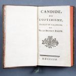 «Candide, ou l’optimisme», de Voltaire
