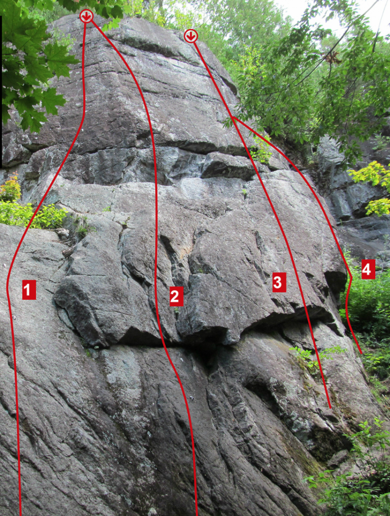 Exemple de voies d'escalade à Val-David | Val-David, berceau de l ...