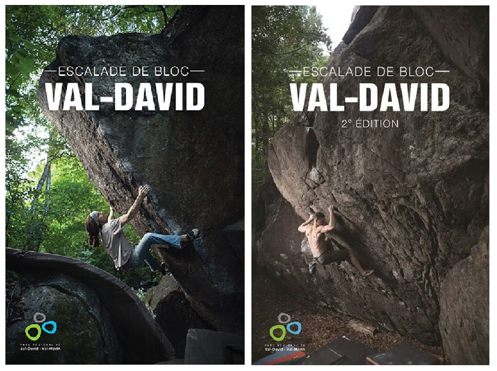 Couverture du livre guide des blocs de Val-David