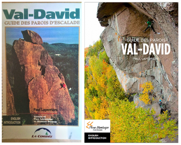 Book covers of the crags of Val-David