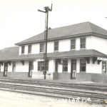 La gare du chemin de fer du Canadien National de Malartic