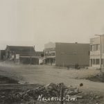 La rue Royale, artère principale de Malartic