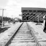Déménagement de l’hôtel St-Louis de Roc-d’Or vers Malartic, 1940