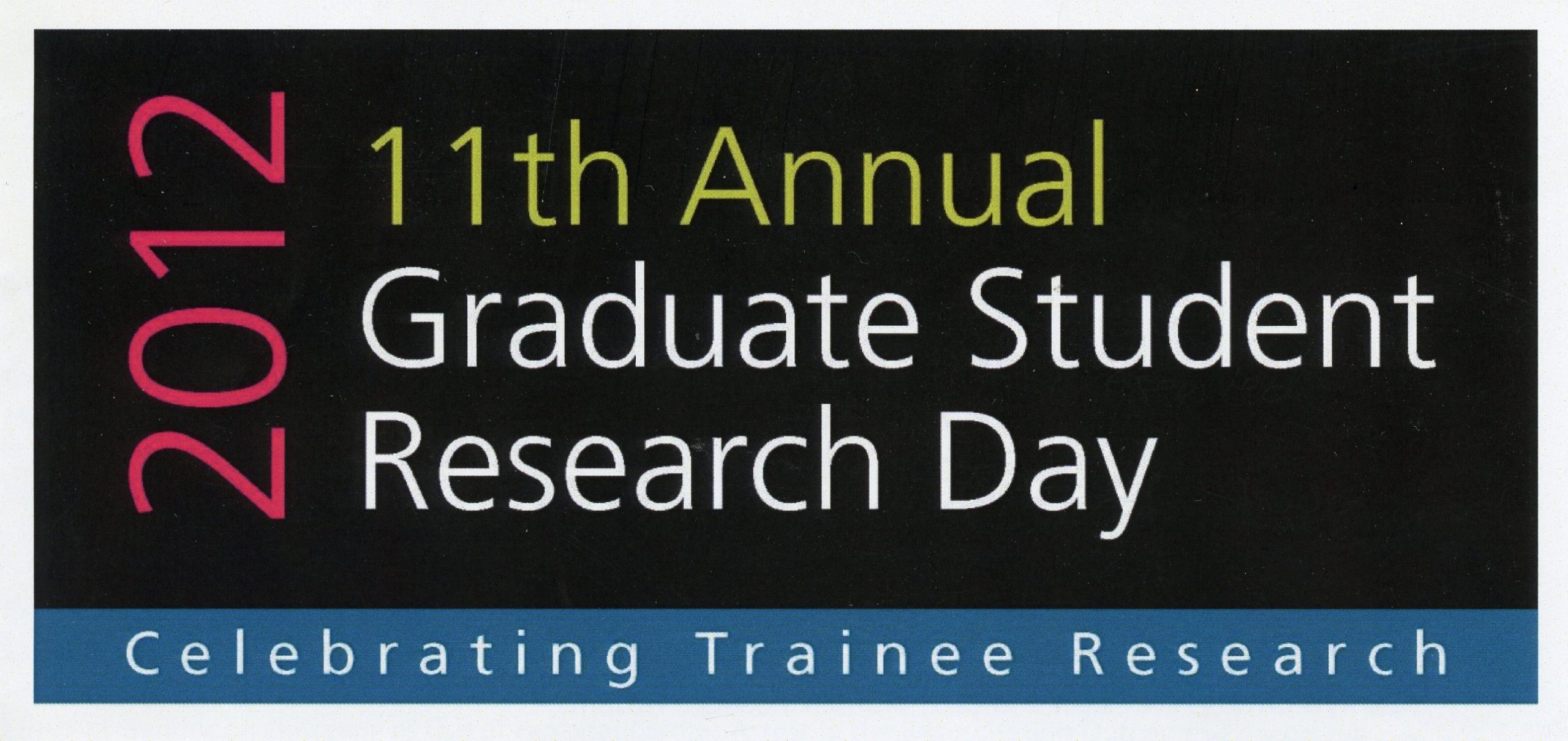 Affiche de la « Journée de recherche 2012 des étudiantes diplômées »