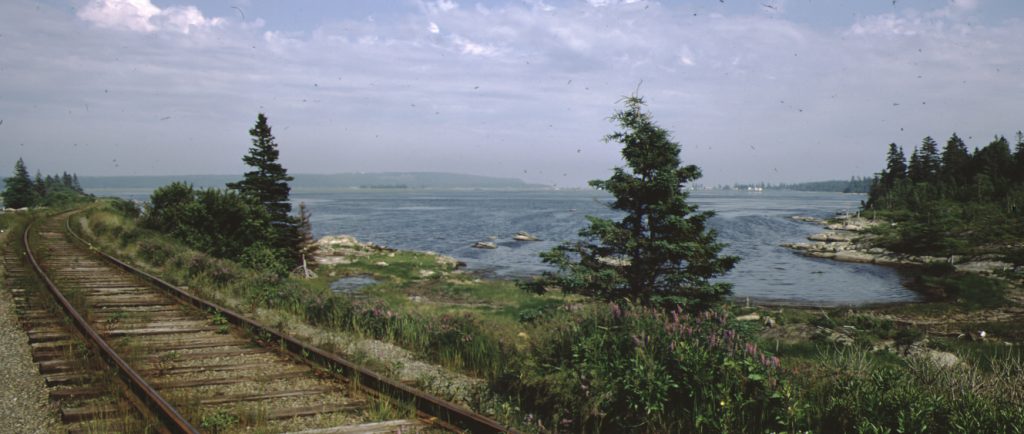 Train tracks and Cole Harbour - Voies ferrées et Cole Harbour